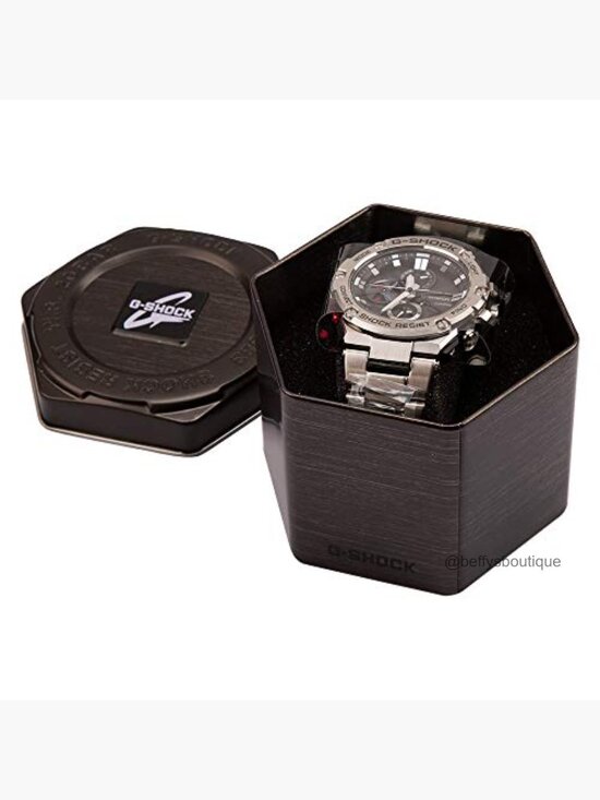 Digital Watch with Stopwatch, Alarm, Stainless Steel Bracelet